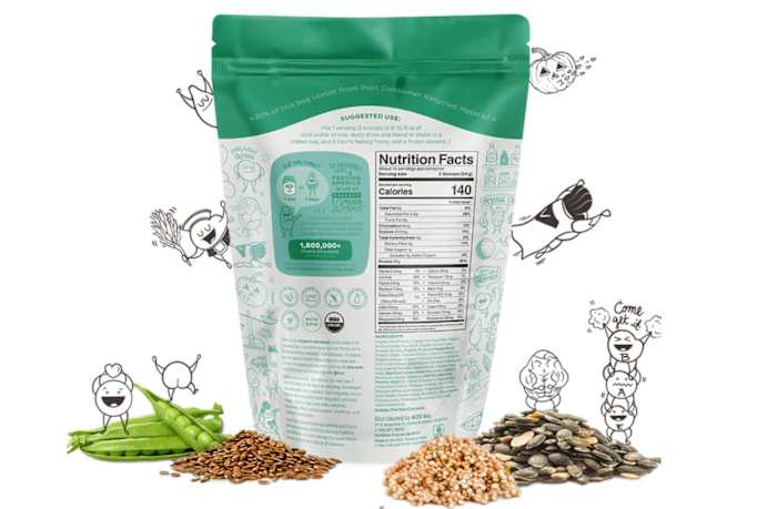 KOS Unflavored Vegan Protein  Ingredients